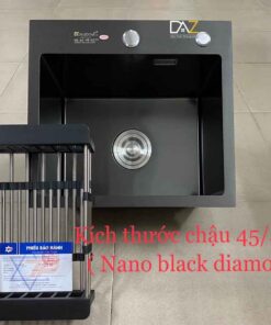 Chậu rửa bát 1 hố Kagol 4540 Đenchau rua bat kagol 4540 nano den