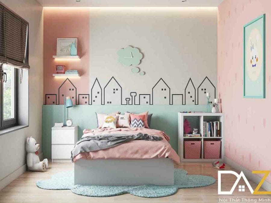 Thiết kế nội thất phòng ngủ cho bé trai