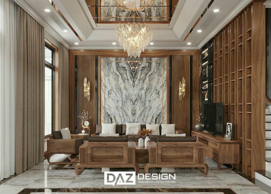 thi công nội thất gỗ óc chó trọn gói