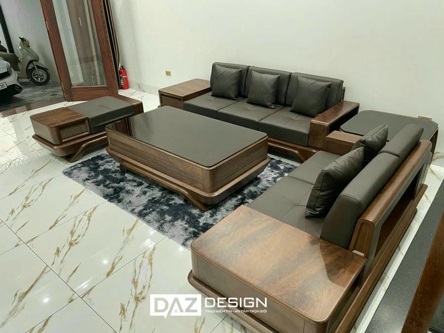 Sofa Gỗ óc Chó