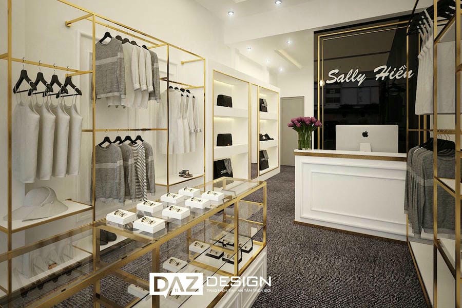 Thiết kế shop thời trang nam