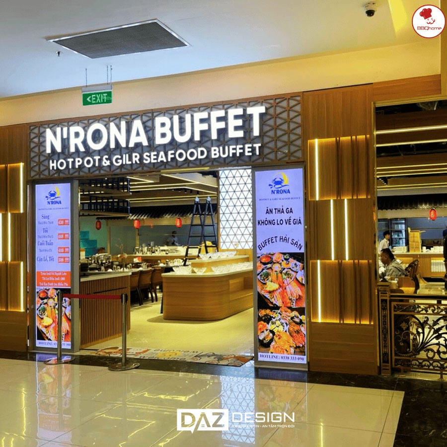 Thiết Kế Thi Công Nội Thất Buffet Sang Trọng Đẳng Cấp