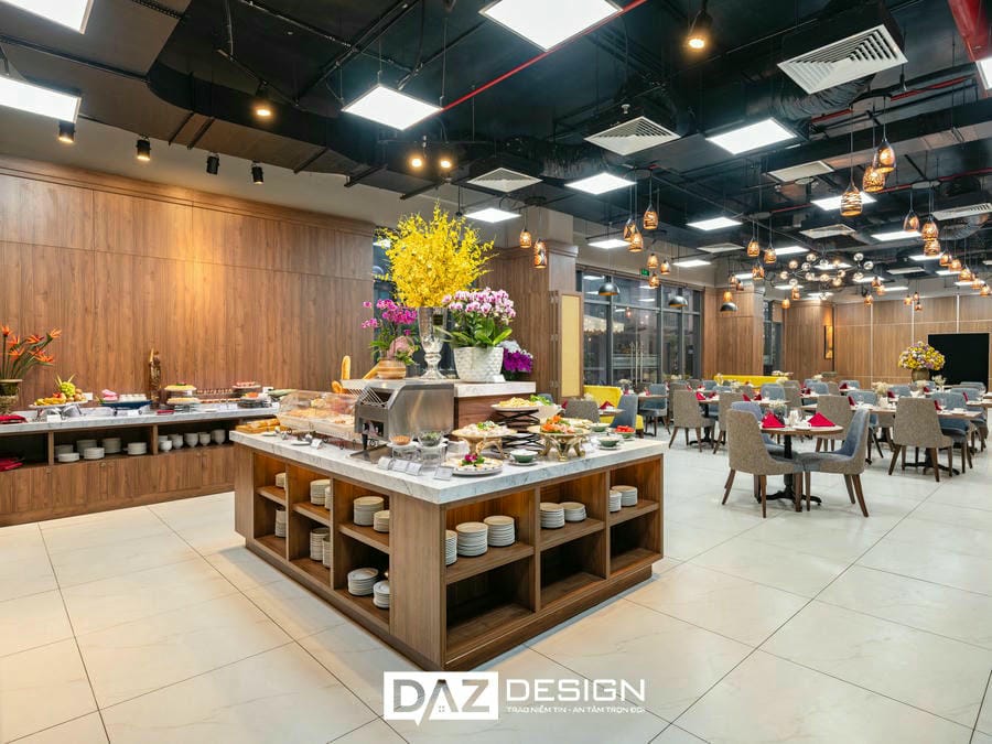 Thiết Kế Thi Công Nội Thất Buffet Sang Trọng Đẳng Cấp