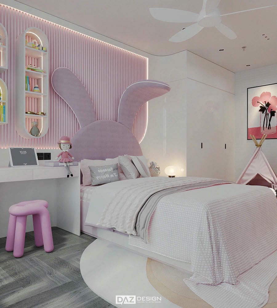 Thiết Kế Thi Công Nội Thất Căn Hộ Dualkey 142m2 The Wisteria Hoài Đức 26