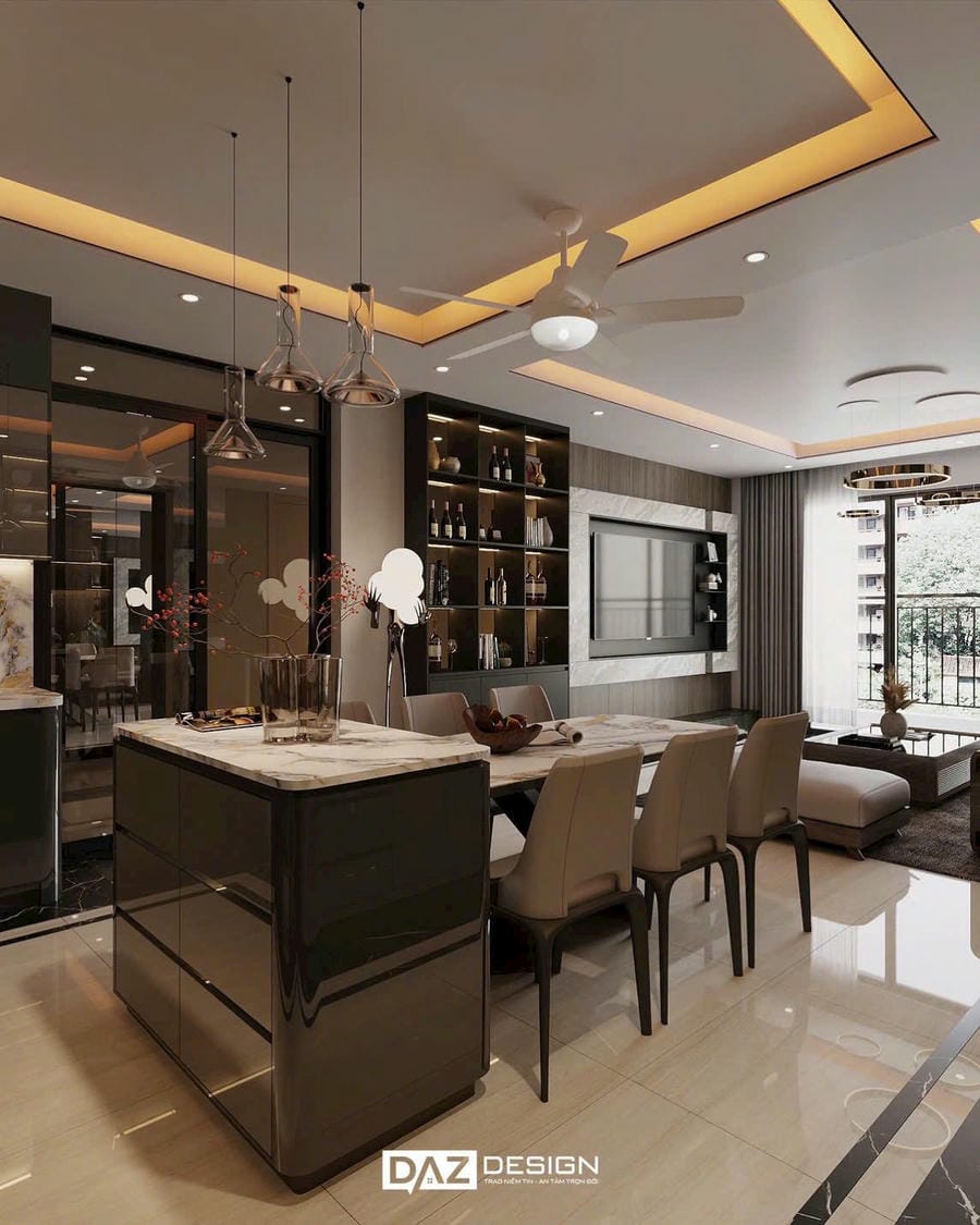 Thiết Kế Thi Công Nội Thất Nhà Phố 4 Tầng Long Biên 14