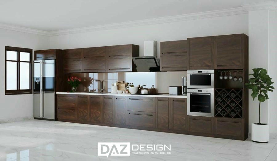 Tủ Bếp Gỗ óc Chó
