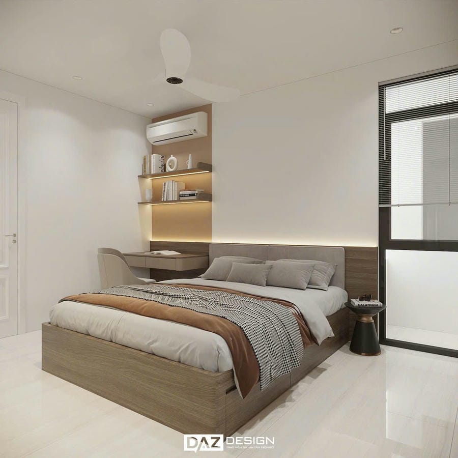 Thiết Kế Thi Công Nội Thất Nhà Đất Bếp + Khách + 4 Ngủ An Khánh 13