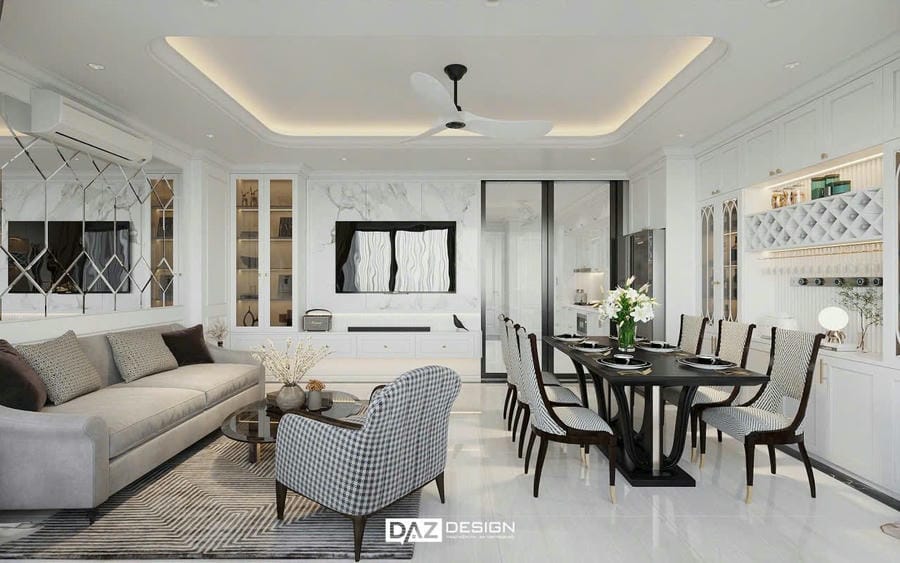 Thiết kế nội thất nhà ống thẩm mỹ tối ưu chi phí
