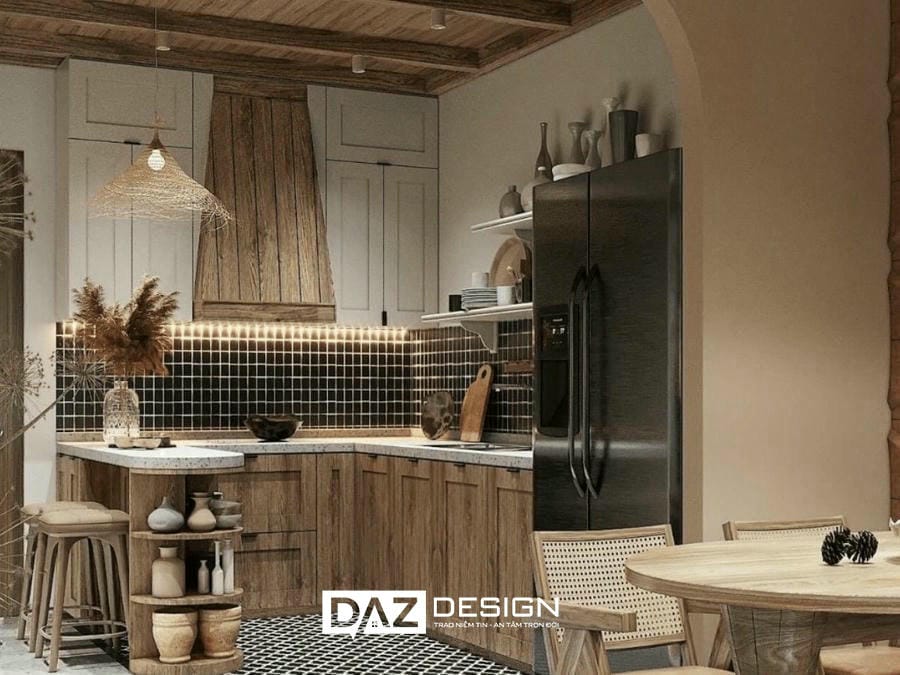 Thiết Kế Nội Thất Nhà Hàng Phong Cách Rustic