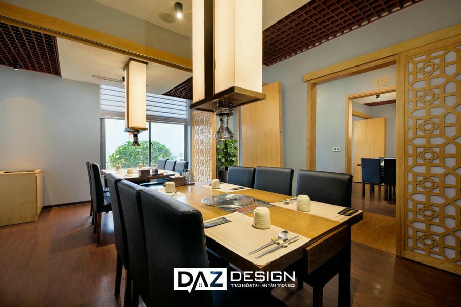 Thiết Kế Nội Thất Nhà Hàng Hàn Quốc